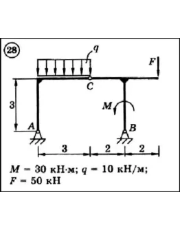 Диевский В.А. - Решение задачи Д4 вариант 28 задание 1