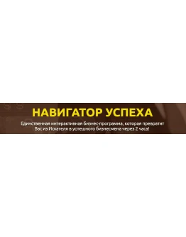 Навигатор успеха. Бизнес-программа