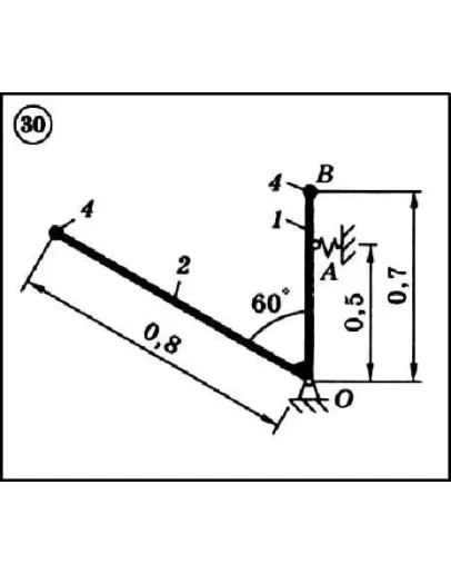 Диевский В.А. - Решение задачи Д7 вариант 30 задание 1