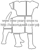 Трафарет собаки (щенок 2) (символ 2018 года)