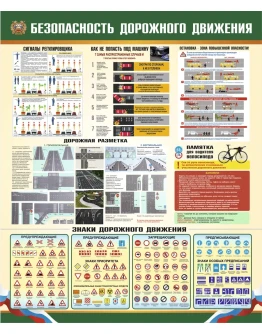 Плакат Безопасность дорожного движения