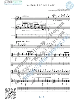 Historia De Un Amor (Вокал Гитара Ноты Табы) Historia De Un Amor (Вокал Гитара Ноты Табы)