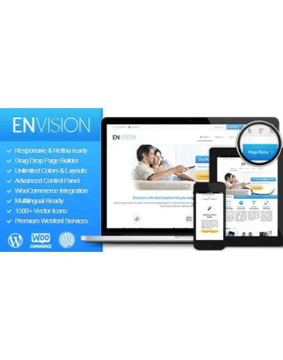 Envision 2.7.2 русский многофункциональный WooCommerc