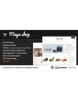 MayaShop v3.1.1 шаблон для интернет магазина