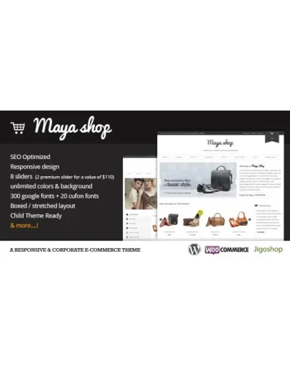 MayaShop v3.1.1 шаблон для интернет магазина