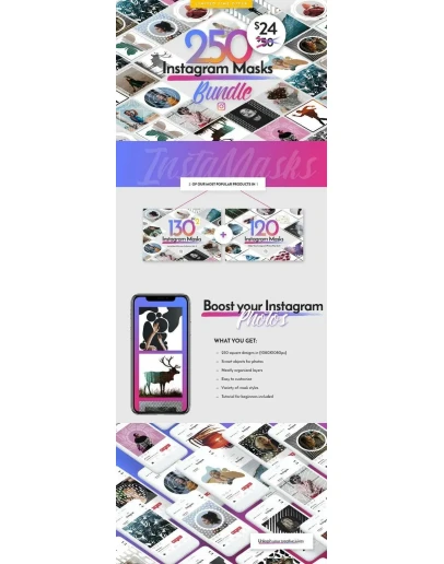 250 InstaMasks Bundle (2017)