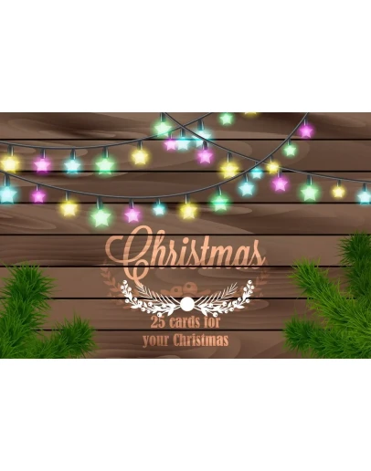 25 открыток и 54 иконки для рождества