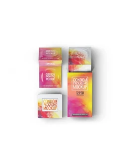 Сondoms Packaging Mock-Up