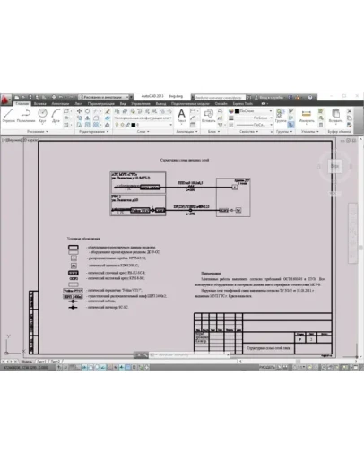Проект наружных сетей связи детского сада