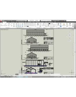 Проект строительства склада для сена