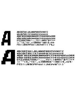 Шрифт ККМ ЭЛВЕС-ФР вер.2(ttf)