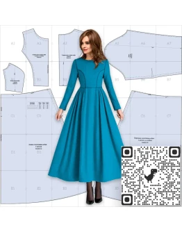 Выкройка платья в стиле ретро