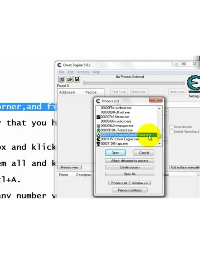 Assasins Creed: Таблица для Cheat Engine - Ubisoft_hac