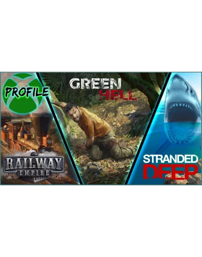 Green Hell + Stranded Deep + Railway Empire XBOX ONE