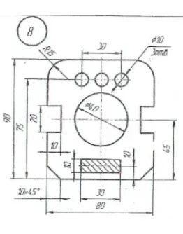 плоский контур вариант 8