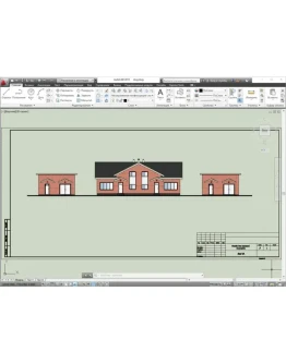 Рабочий проект здания с несущими кирпичными стенами