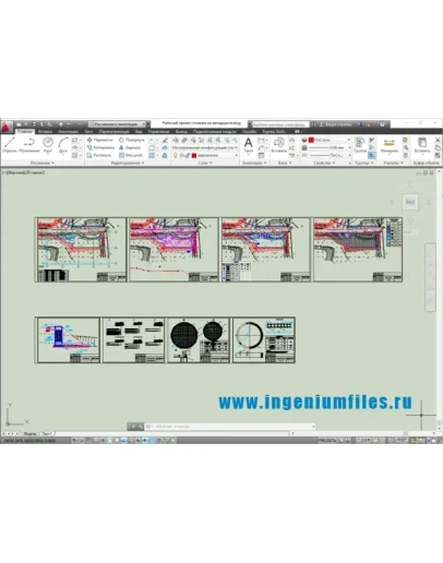 Рабочий проект стоянки на автодороге