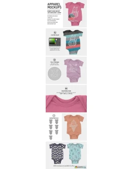 Baby Rib Lap Shoulder Mockups