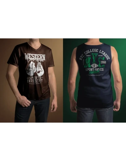 T-Shirt Mockup Male Model