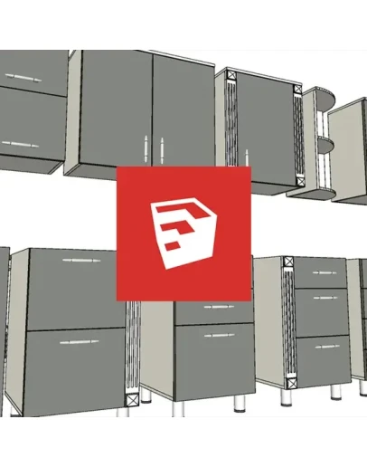Динамические компоненты кухонных секций для SketchUp Динамические компоненты кухонных секций для SketchUp
