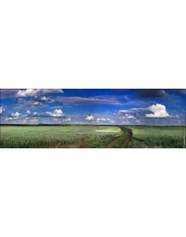 4124 Панорама фото природы с полем, фотобанк природы
