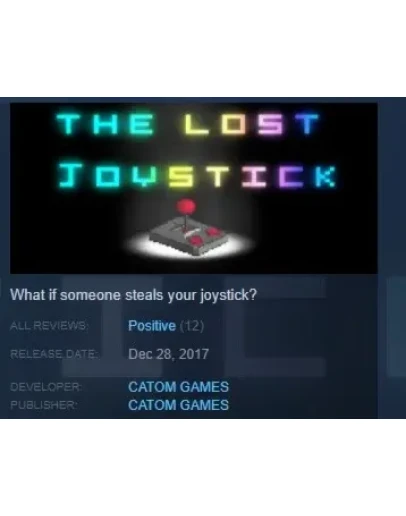 The Lost Joystick STEAM KEY REGION FREE GLOBAL