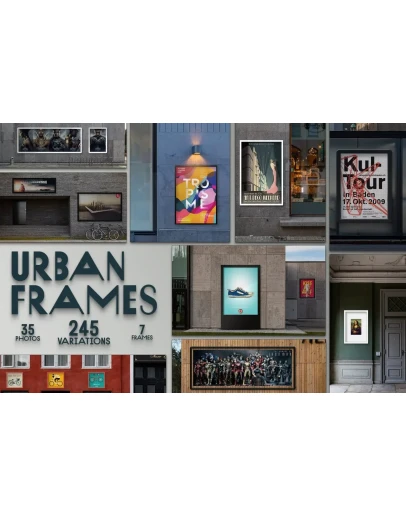 Urban Frames mockups