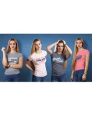 Crew Neck T-shirt Mock-up Female Version