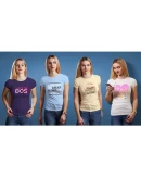 Crew Neck T-shirt Mock-up Female Version