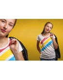 Crew Neck T-shirt Mock-up Female Version