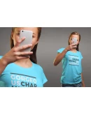 Crew Neck T-shirt Mock-up Female Version