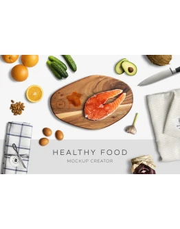 Healthy Food Mockup Creator