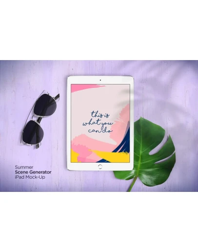 Summer Scene Generator iPad Mock-Up
