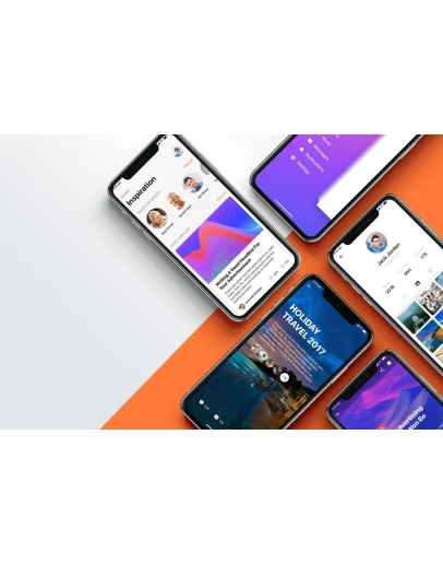 App Presentation Templates for iPhone X