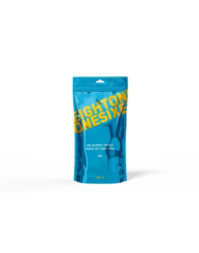 Glossy Plastic Bag Mock-up