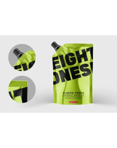 Doy-Pack Mock-Up Template