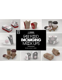 Fast Food Boxes Vol.9: Take Out Packaging Mockups