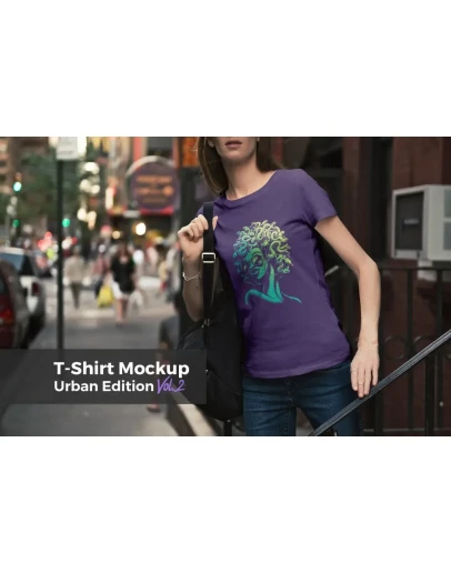 T-Shirt Mockup Urban Edition Vol. 2 T-Shirt Mockup Urban Edition Vol. 2