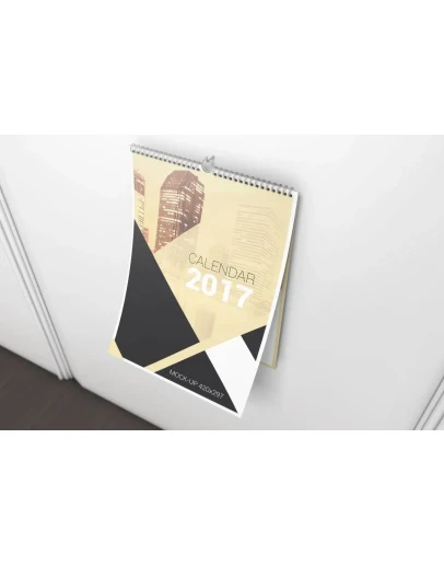 Wall Calendar Mock-Up