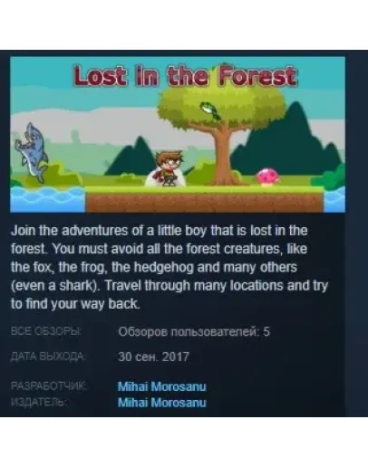 Lost in the Forest STEAM KEY REGION FREE GLOBAL