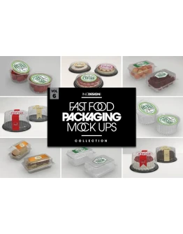 Fast Food Boxes Vol.6: Take Out Packaging Mockups Fast Food Boxes Vol.6: Take Out Packaging Mockups