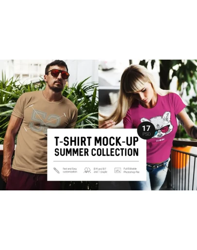 T-Shirt Mock-Up Summer Edition