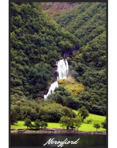 Фотография Нэрей-фьорд в Норвегии