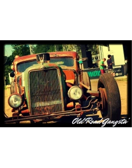 Фотография Старая ракета Хотрод Фотография Старая ракета Хотрод