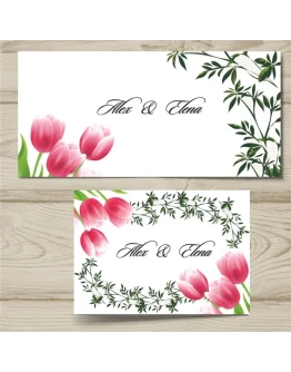 Шаблон конверта для приглашения 10