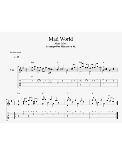 Mad World - Gary Jules