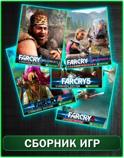Far Cry 3 + 4 + 5 + Primal + New Dawn XBOX ONE