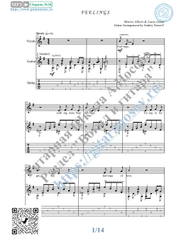 Feelings (Вокал Гитара Ноты Табы) Feelings (Вокал Гитара Ноты Табы)