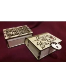 Мини-шкатулки DXF CDR, вектор для лазерного резака