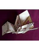 Чайный домик мельница DXF CDR, файлы для лазерн. резки